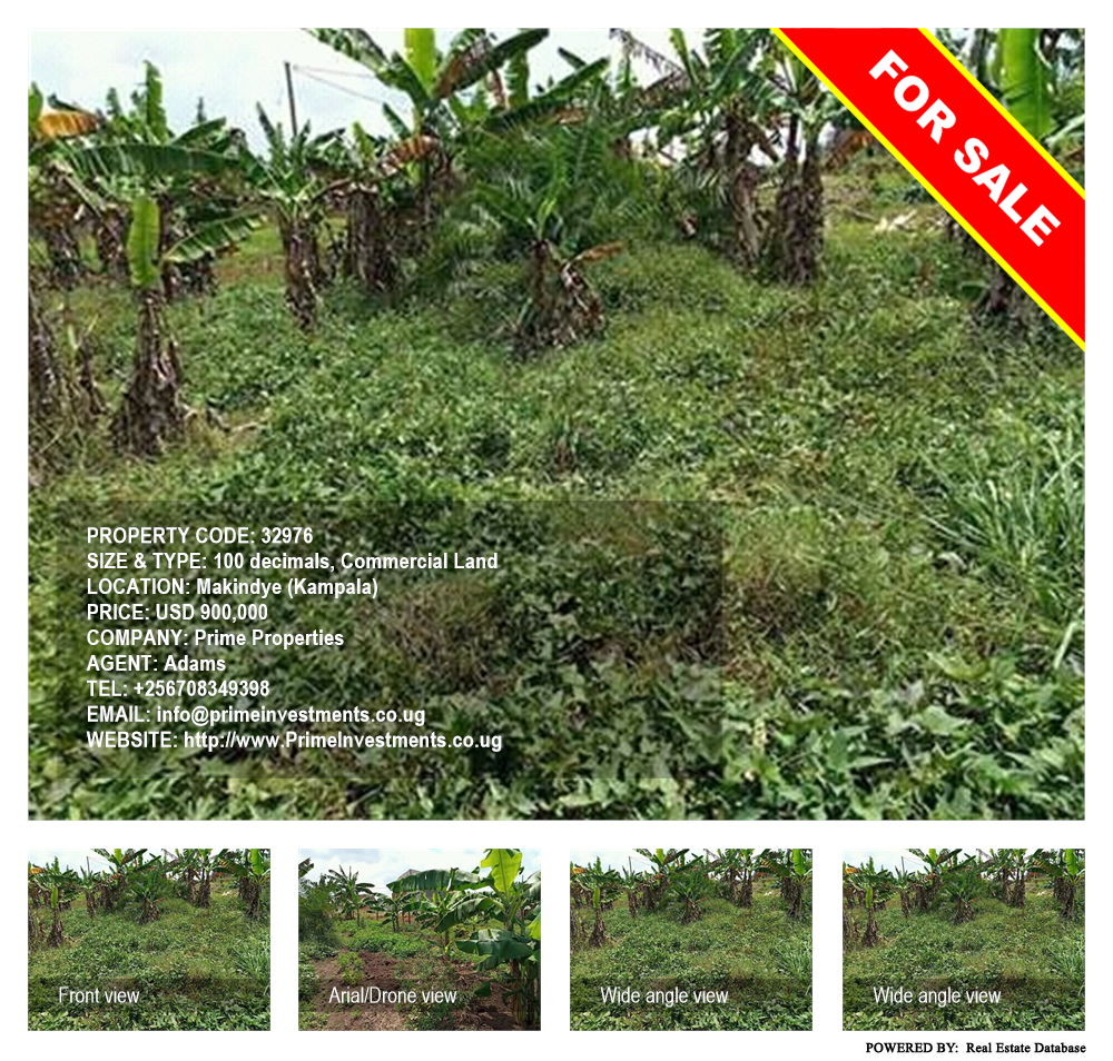 Commercial Land  for sale in Makindye Kampala Uganda, code: 32976