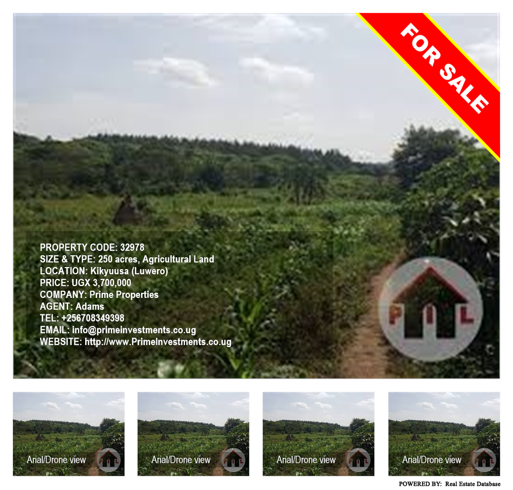Agricultural Land  for sale in Kikyuusa Luweero Uganda, code: 32978