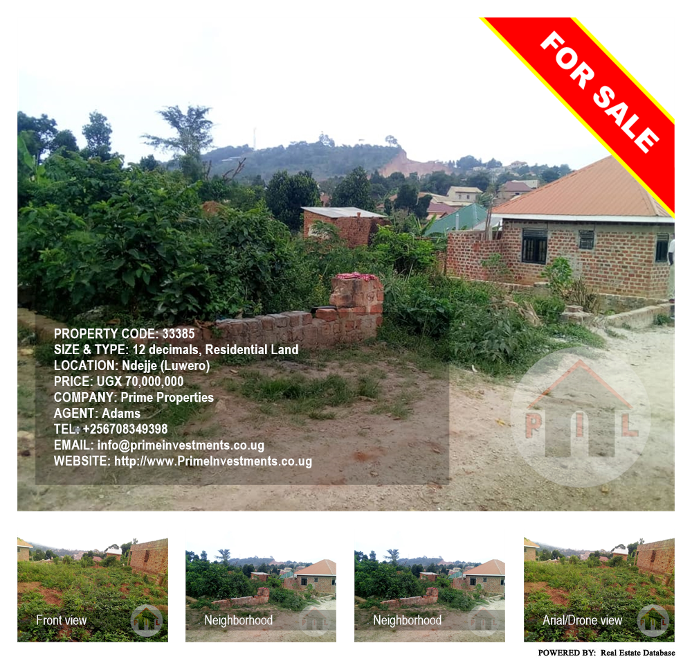 Residential Land  for sale in Ndejje Luweero Uganda, code: 33385