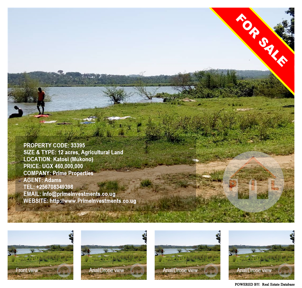 Agricultural Land  for sale in Katosi Mukono Uganda, code: 33395