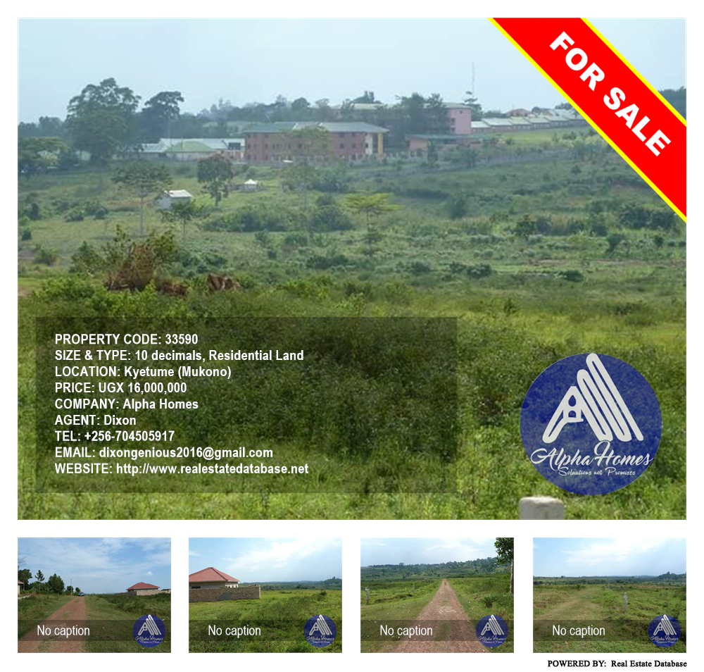 Residential Land  for sale in Kyetume Mukono Uganda, code: 33590