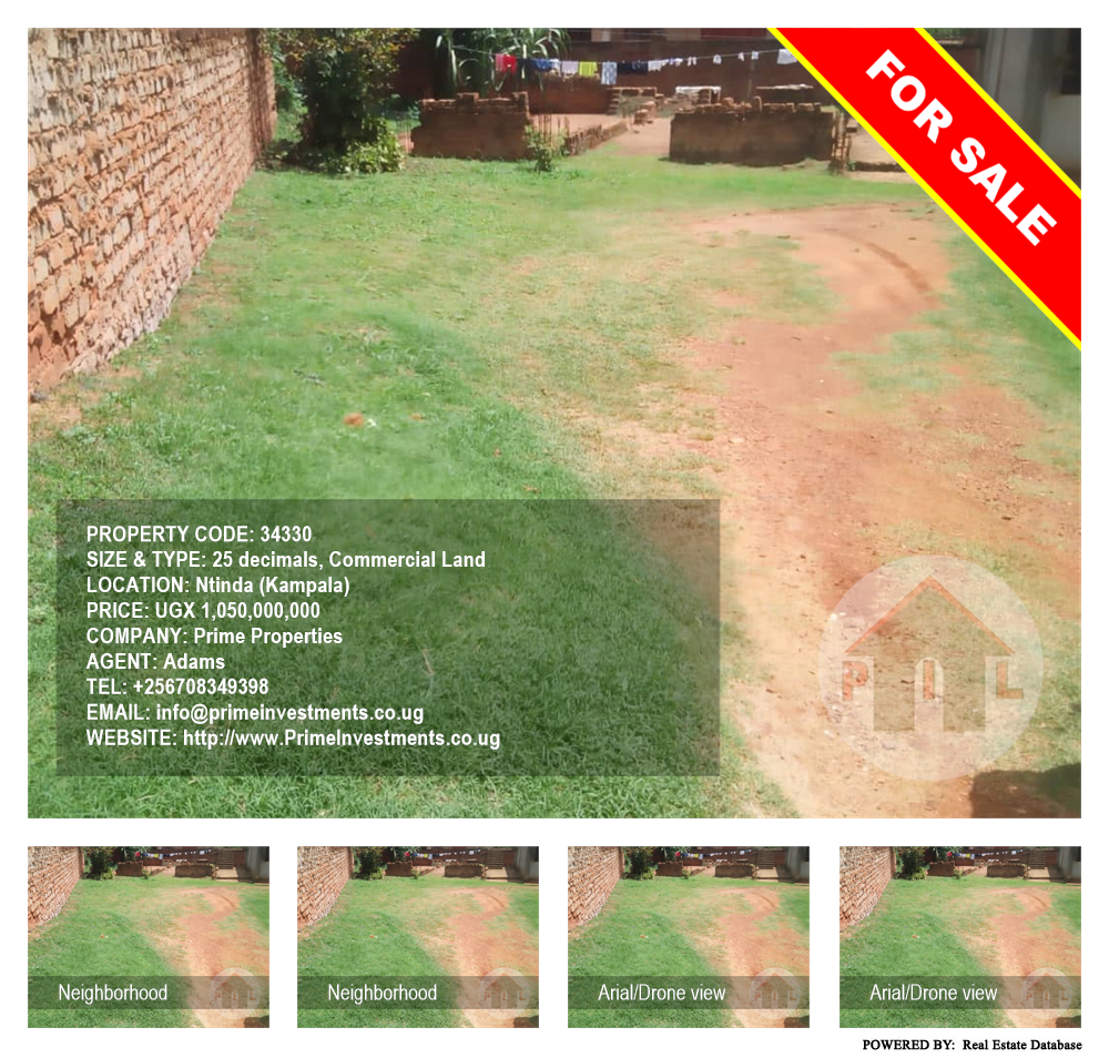 Commercial Land  for sale in Ntinda Kampala Uganda, code: 34330