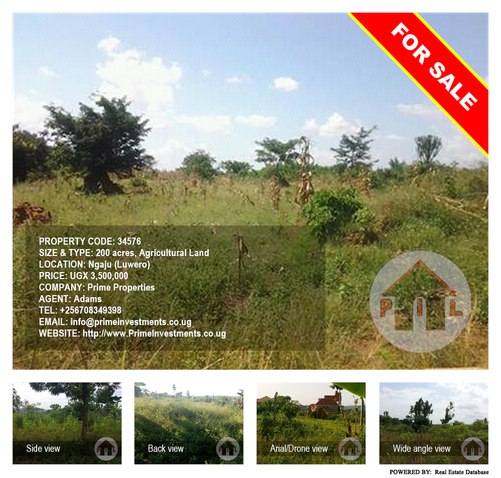Agricultural Land  for sale in Ngaju Luweero Uganda, code: 34576