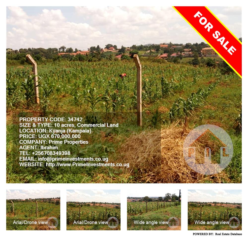 Commercial Land  for sale in Kyanja Kampala Uganda, code: 34742