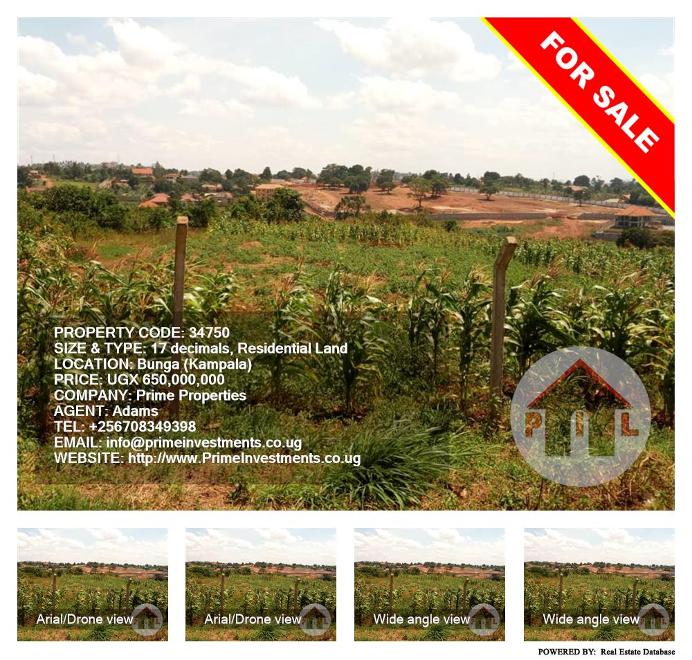 Residential Land  for sale in Bbunga Kampala Uganda, code: 34750