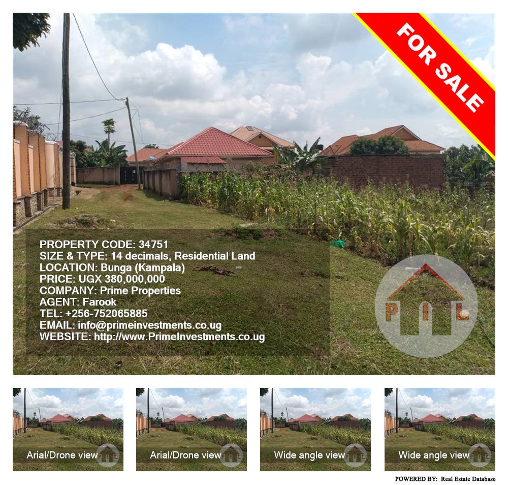 Residential Land  for sale in Bbunga Kampala Uganda, code: 34751