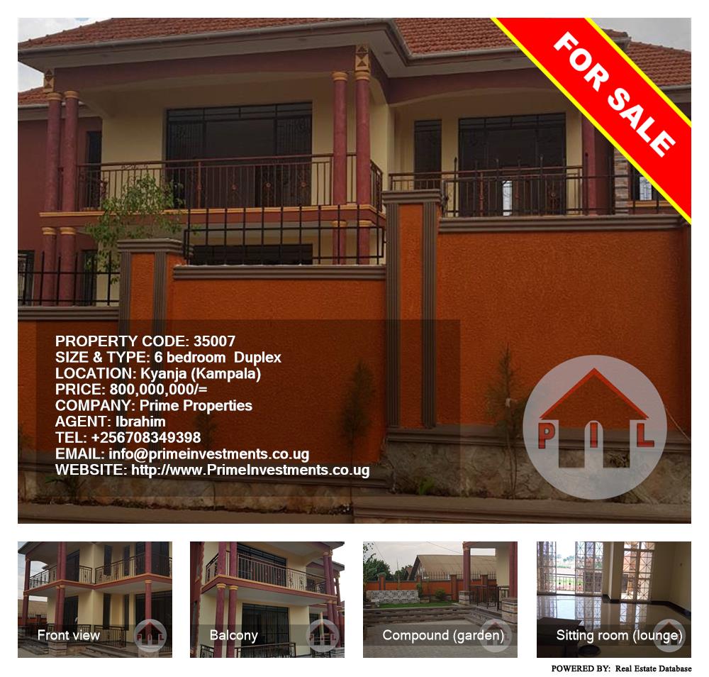 6 bedroom Duplex  for sale in Kyanja Kampala Uganda, code: 35007