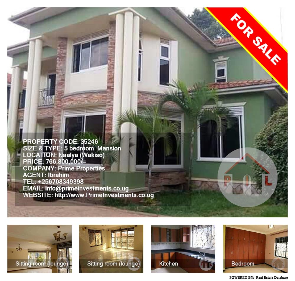 5 bedroom Mansion  for sale in Naalya Wakiso Uganda, code: 35246
