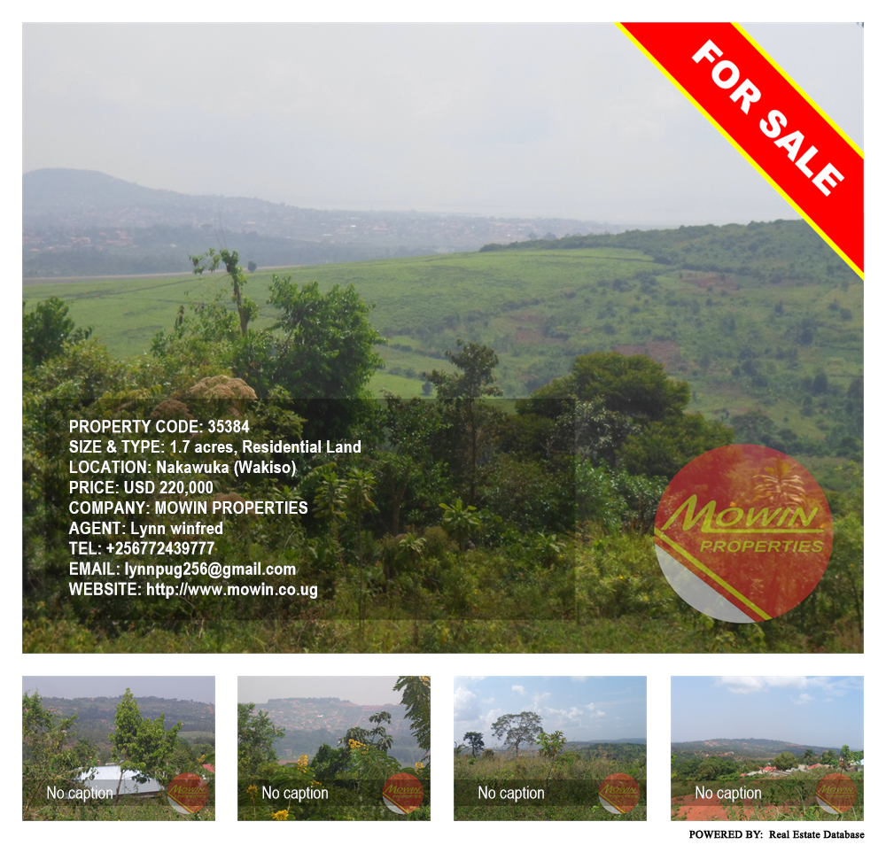 Residential Land  for sale in Nakawuka Wakiso Uganda, code: 35384