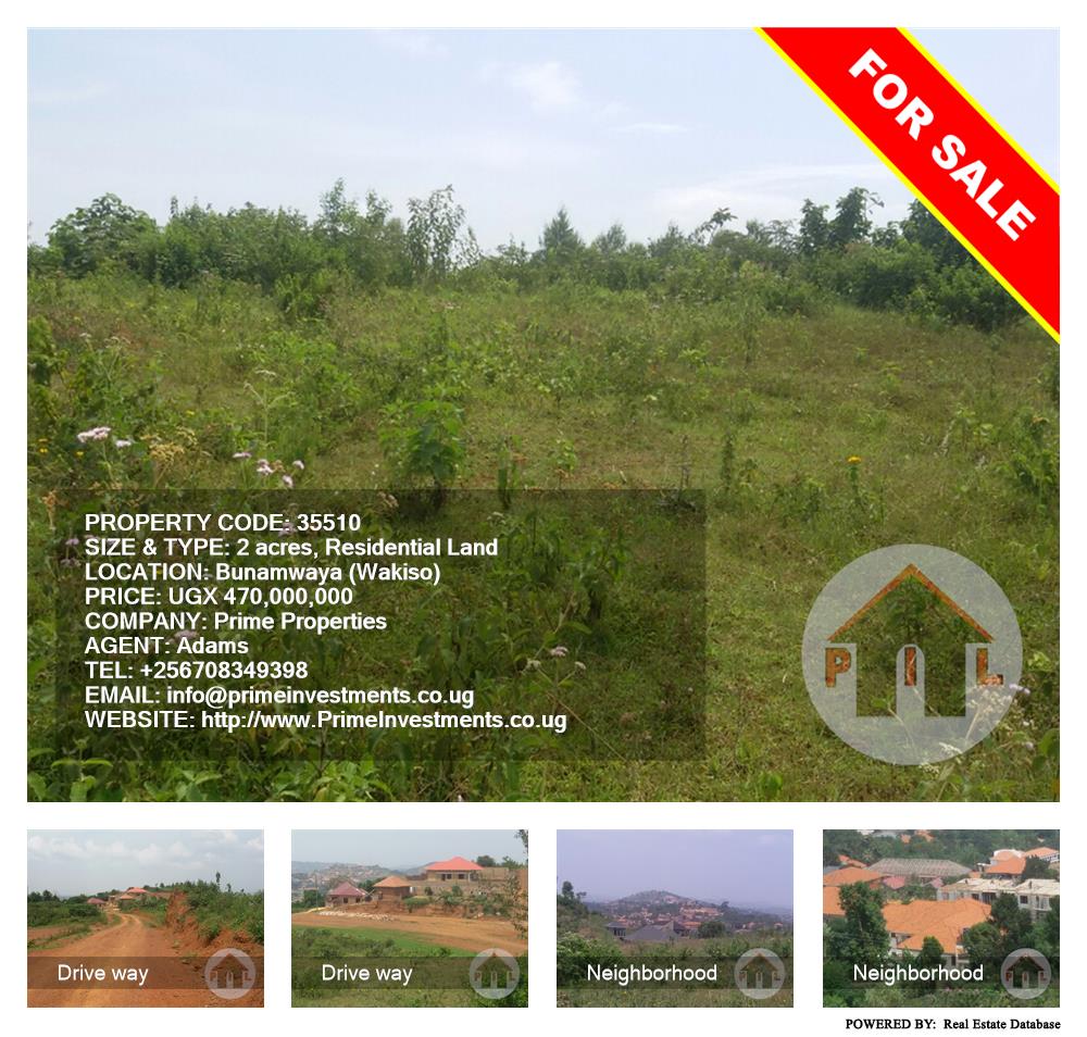 Residential Land  for sale in Bunamwaaya Wakiso Uganda, code: 35510