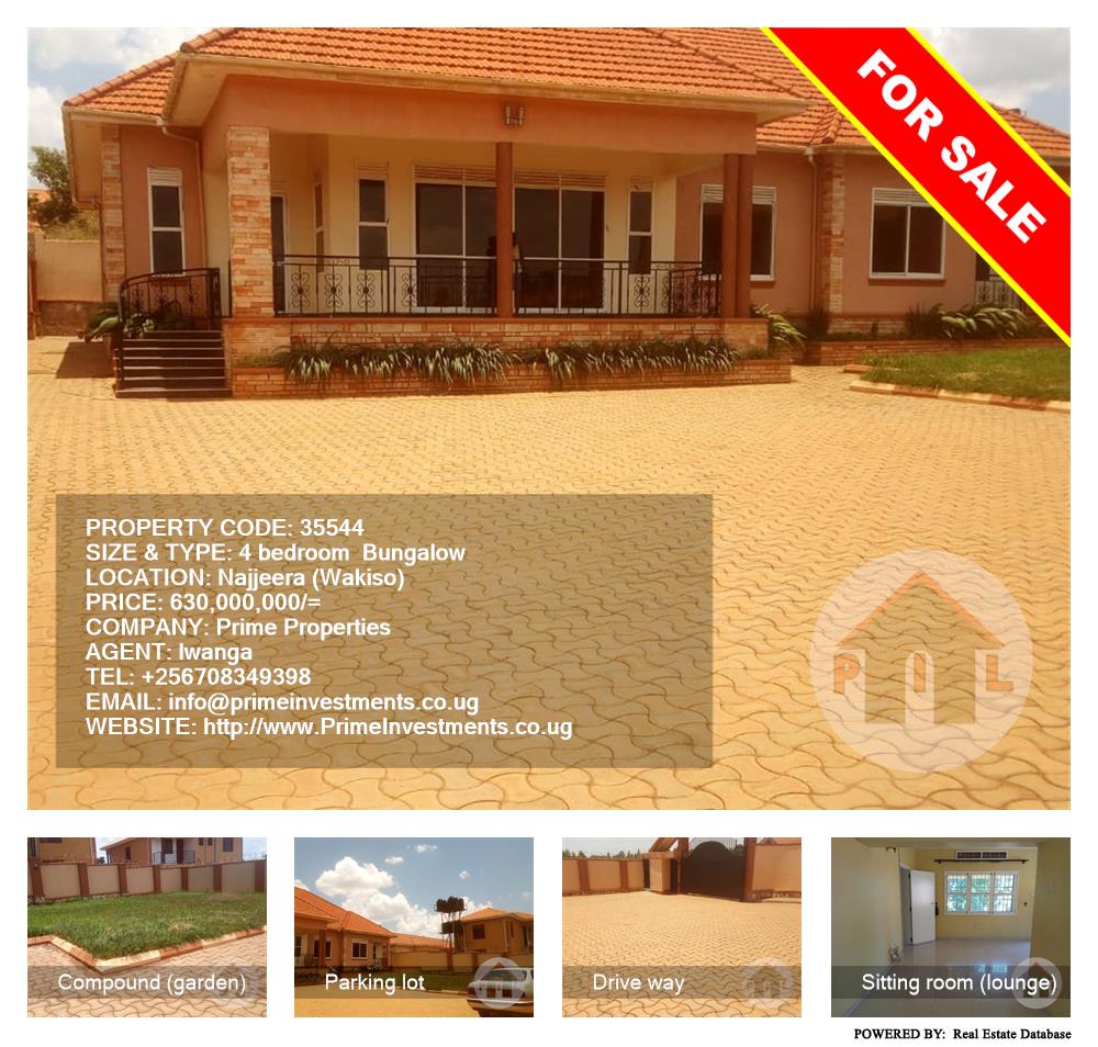 4 bedroom Bungalow  for sale in Najjera Wakiso Uganda, code: 35544