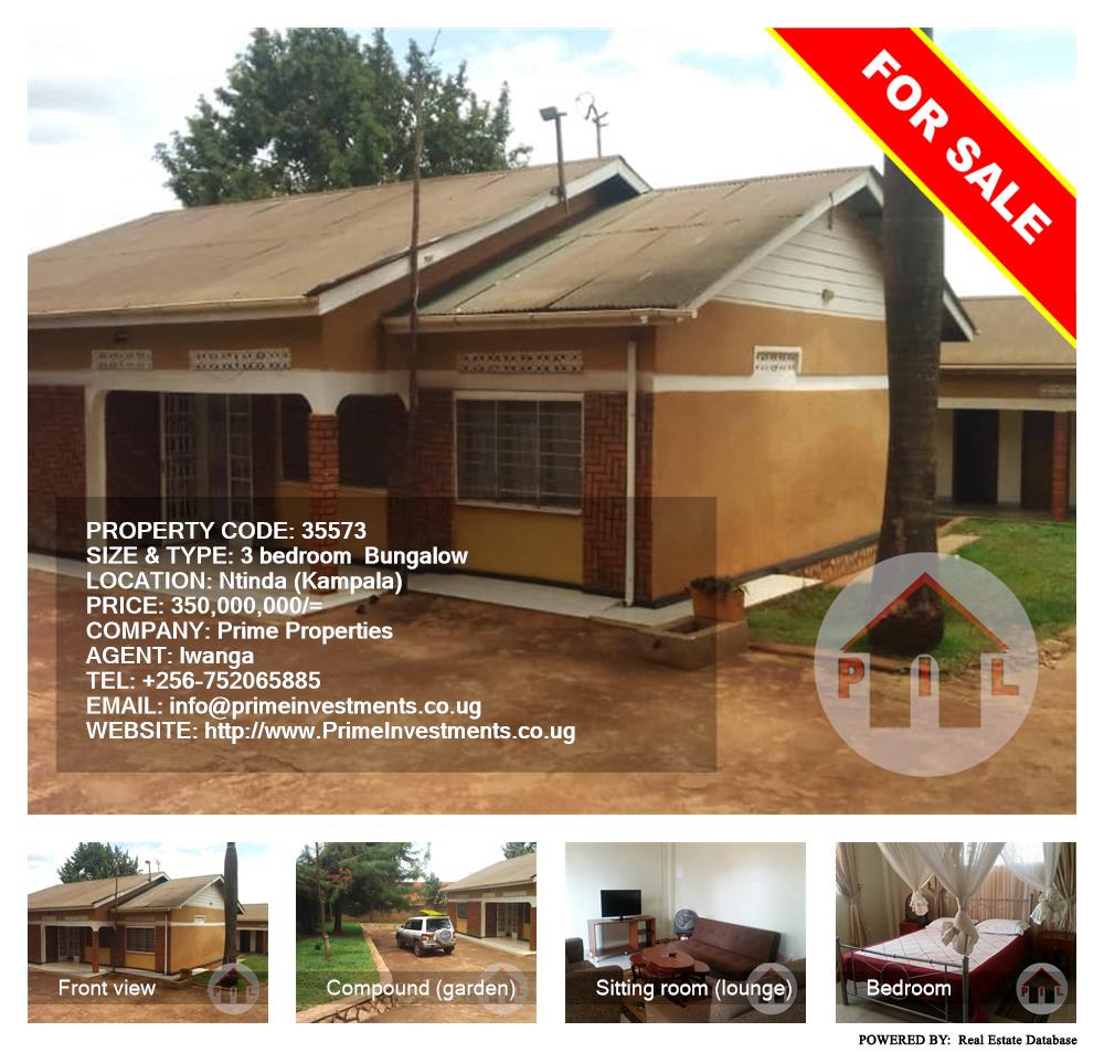 3 bedroom Bungalow  for sale in Ntinda Kampala Uganda, code: 35573