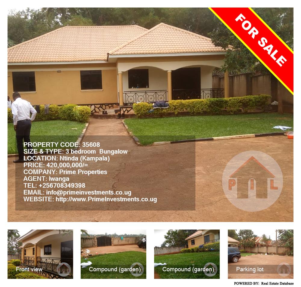 3 bedroom Bungalow  for sale in Ntinda Kampala Uganda, code: 35608