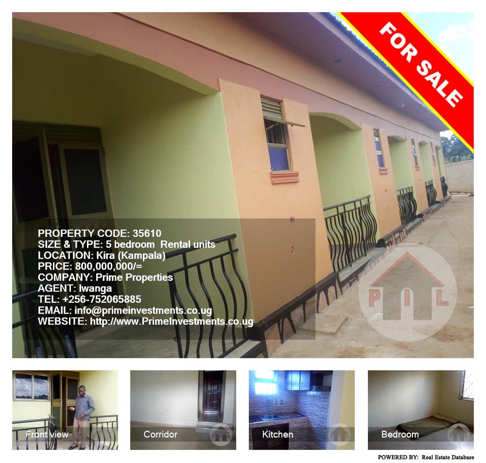 5 bedroom Rental units  for sale in Kira Kampala Uganda, code: 35610