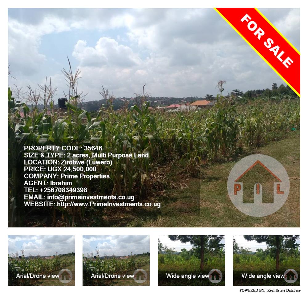 Multipurpose Land  for sale in Ziloobwe Luweero Uganda, code: 35646