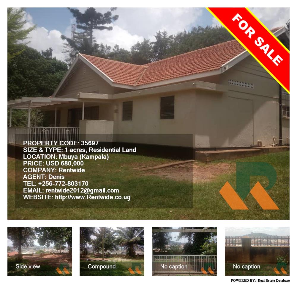 Residential Land  for sale in Mbuya Kampala Uganda, code: 35697