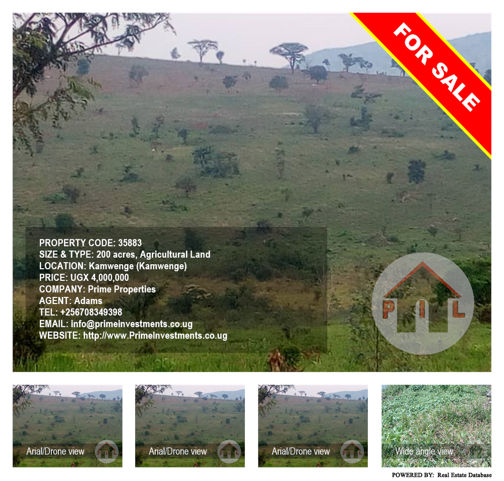 Agricultural Land  for sale in Kamwenge Kamwenge Uganda, code: 35883