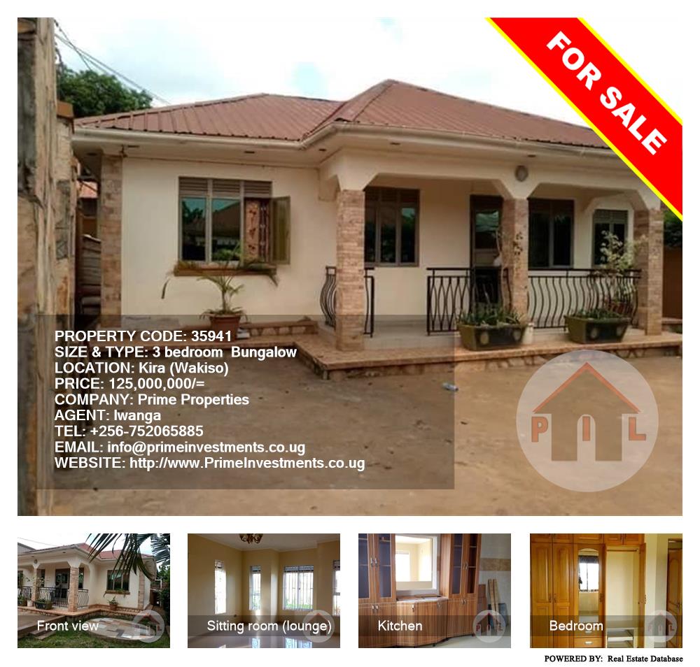 3 bedroom Bungalow  for sale in Kira Wakiso Uganda, code: 35941