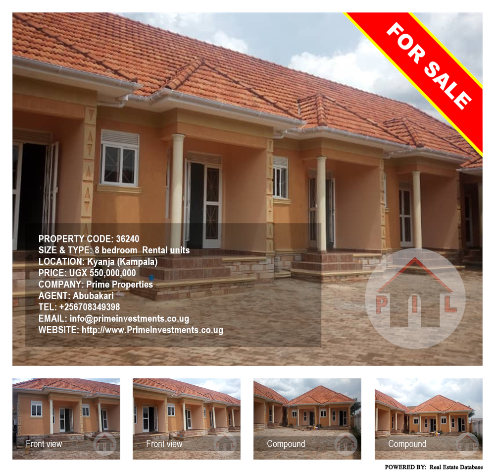 8 bedroom Rental units  for sale in Kyanja Kampala Uganda, code: 36240