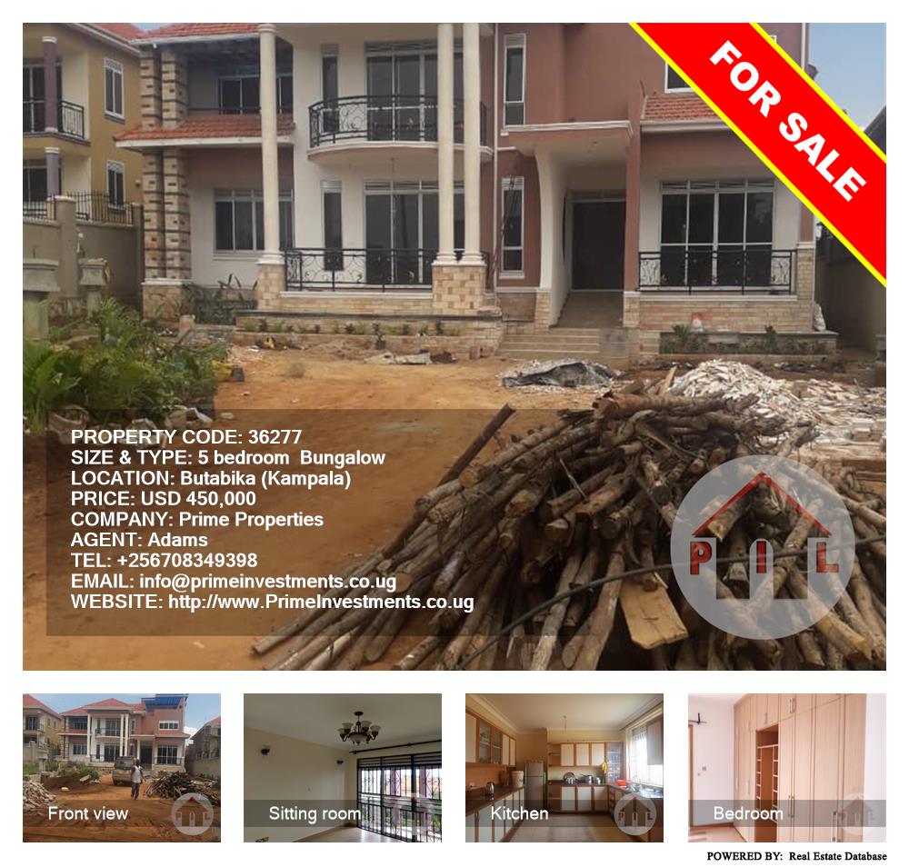 5 bedroom Bungalow  for sale in Butabika Kampala Uganda, code: 36277