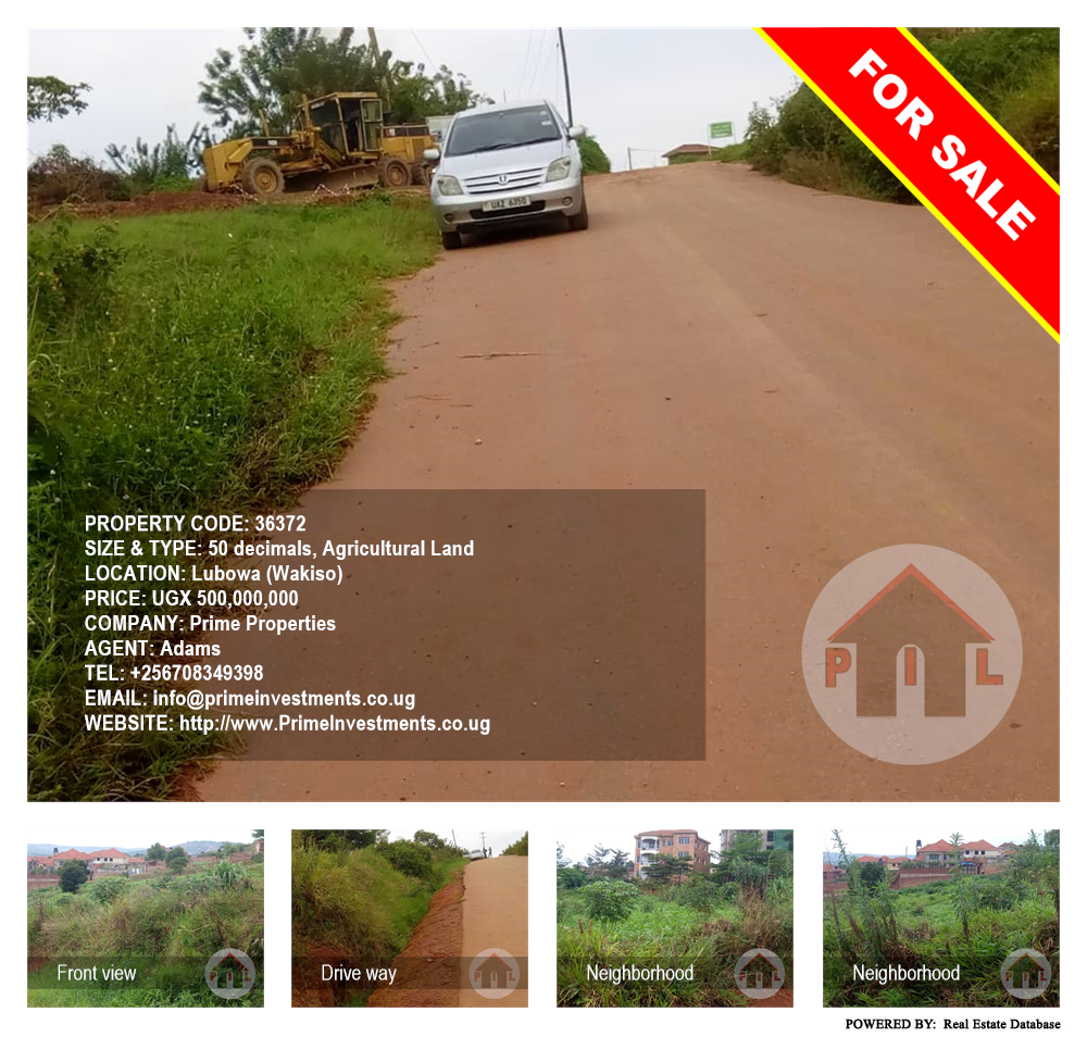 Agricultural Land  for sale in Lubowa Wakiso Uganda, code: 36372