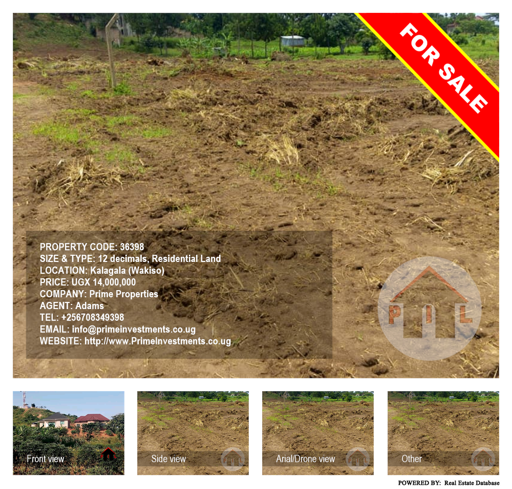 Residential Land  for sale in Kalagala Wakiso Uganda, code: 36398
