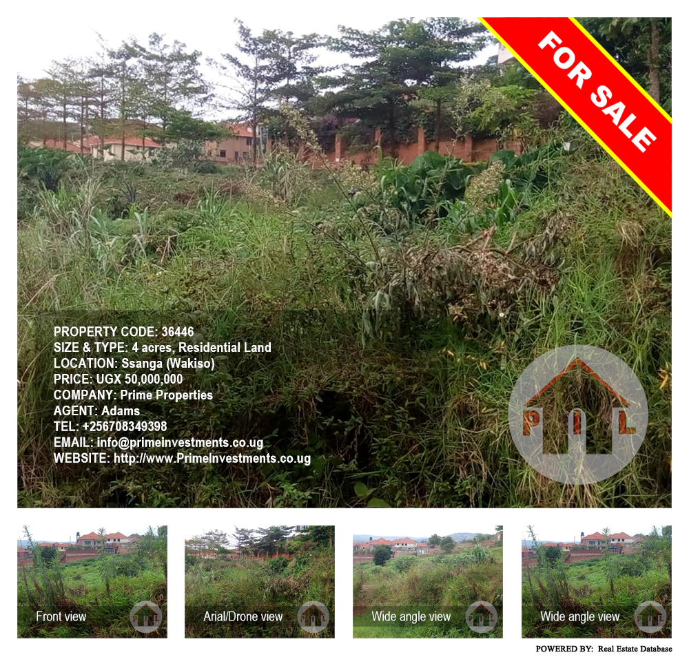 Residential Land  for sale in Ssanga Wakiso Uganda, code: 36446