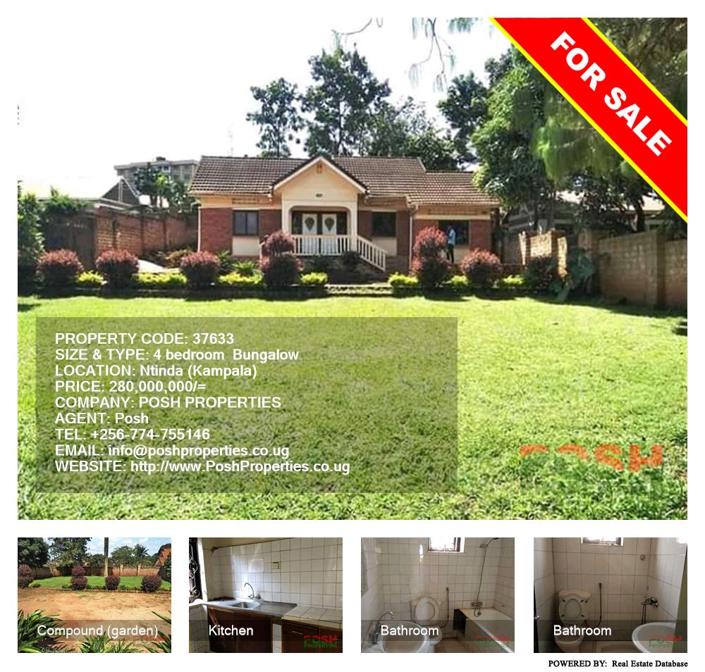 4 bedroom Bungalow  for sale in Ntinda Kampala Uganda, code: 37633