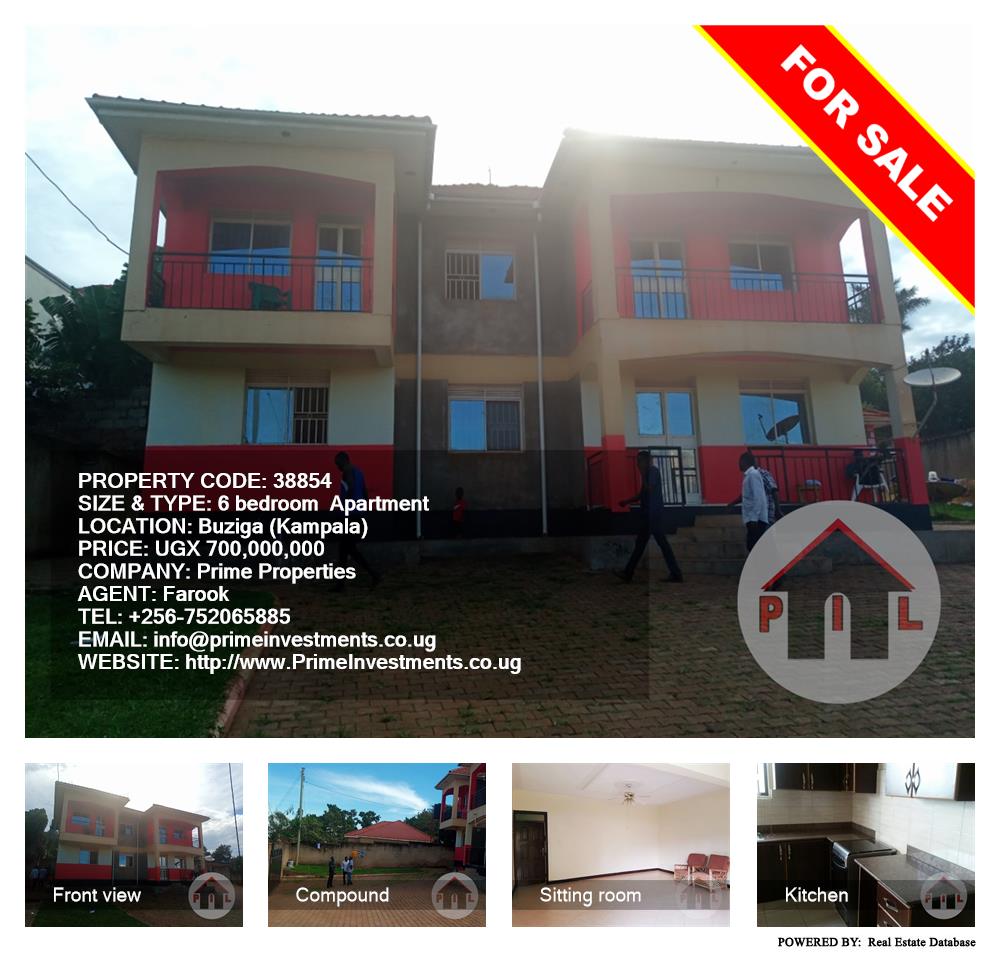 6 bedroom Apartment  for sale in Buziga Kampala Uganda, code: 38854