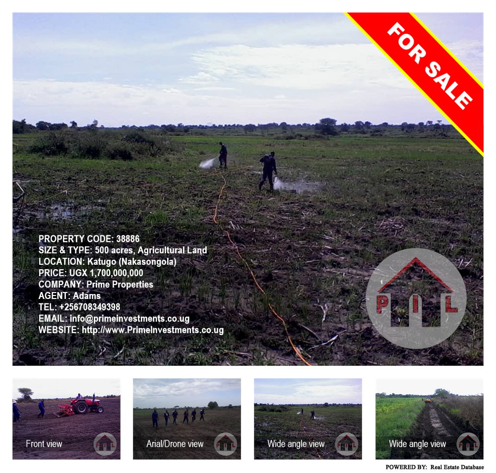 Agricultural Land  for sale in Katugo Nakasongola Uganda, code: 38886