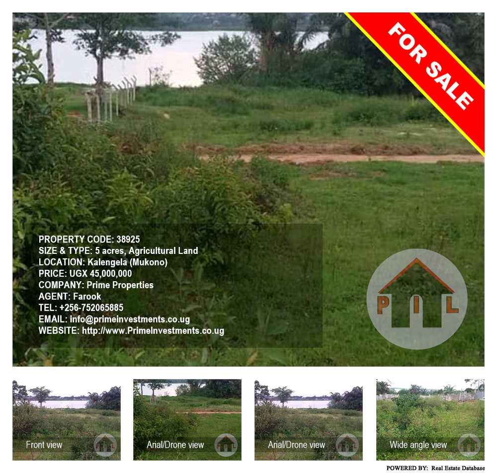 Agricultural Land  for sale in Kalengela Mukono Uganda, code: 38925