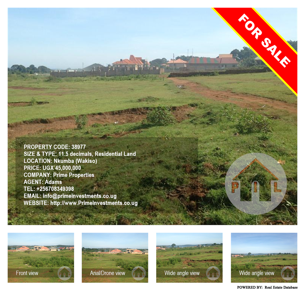 Residential Land  for sale in Nkumba Wakiso Uganda, code: 38977