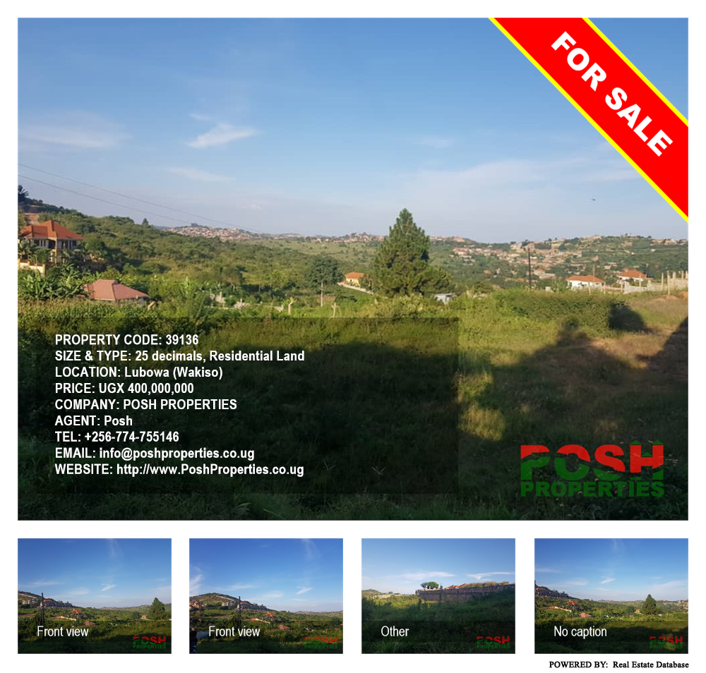 Residential Land  for sale in Lubowa Wakiso Uganda, code: 39136