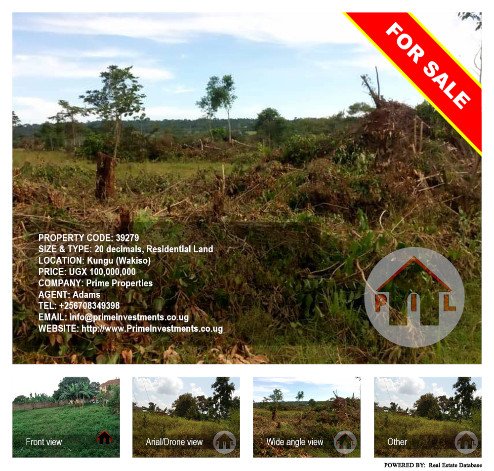Residential Land  for sale in Kungu Wakiso Uganda, code: 39279