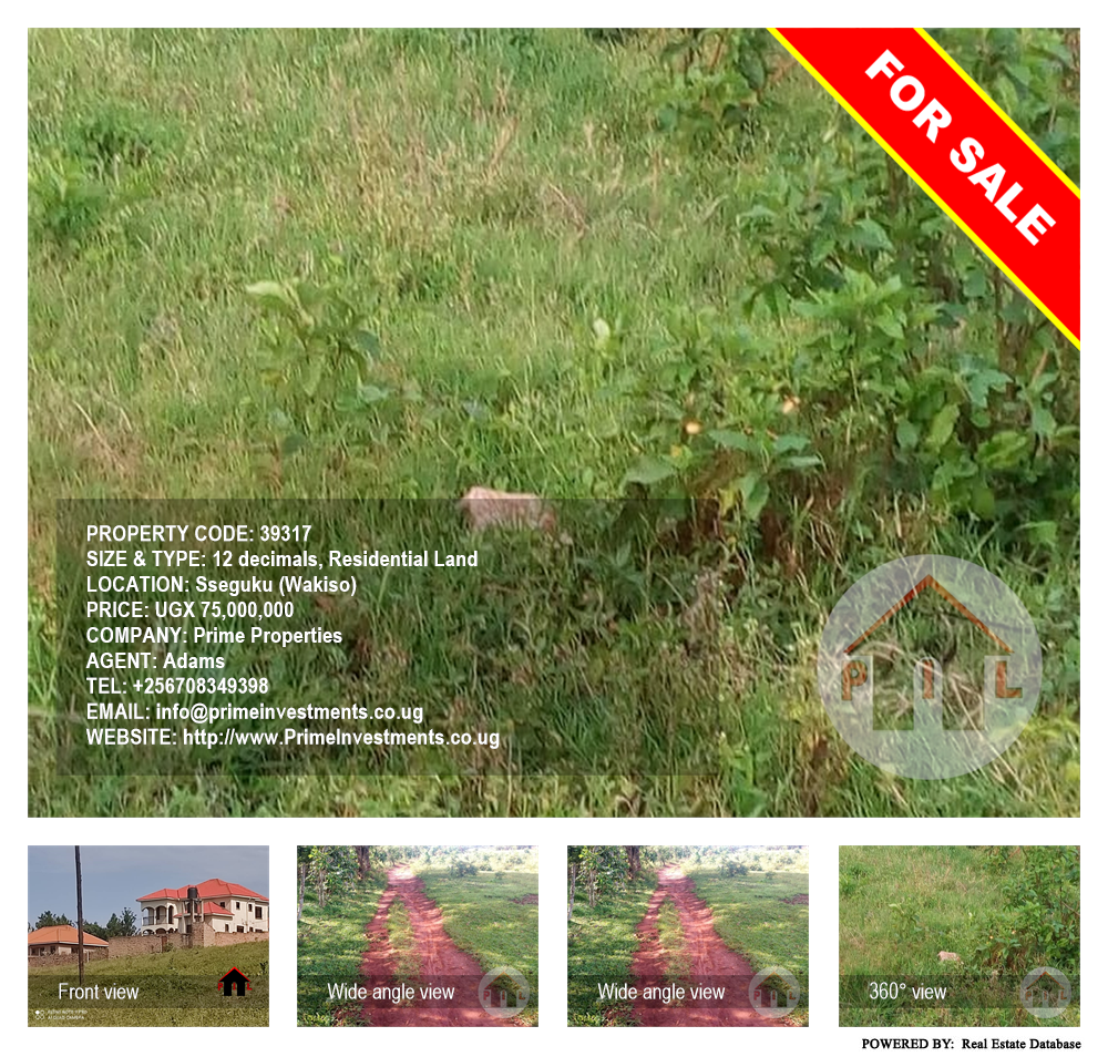 Residential Land  for sale in Seguku Wakiso Uganda, code: 39317