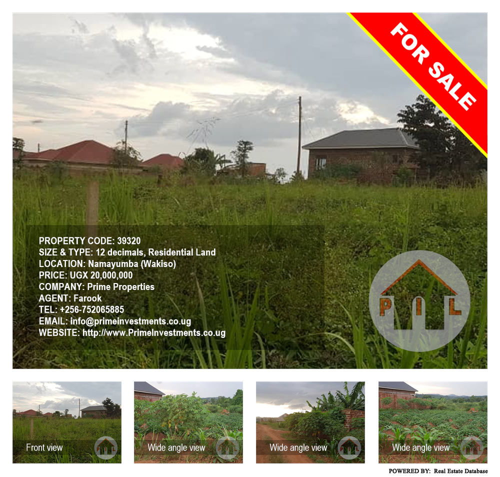 Residential Land  for sale in Namayumba Wakiso Uganda, code: 39320