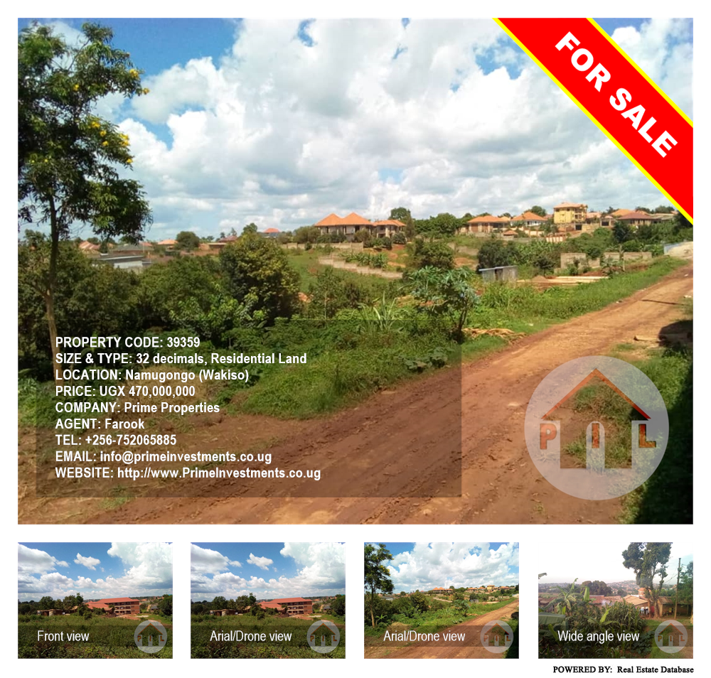 Residential Land  for sale in Namugongo Wakiso Uganda, code: 39359