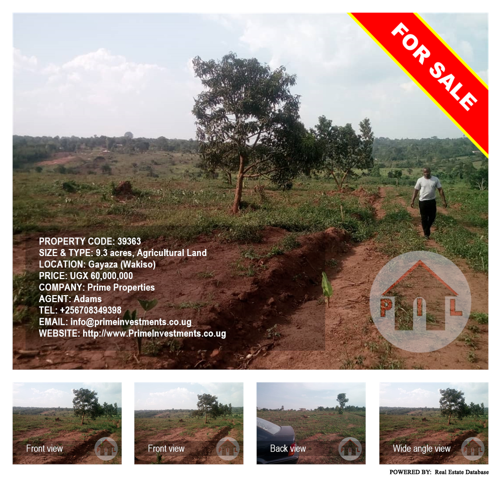 Agricultural Land  for sale in Gayaza Wakiso Uganda, code: 39363