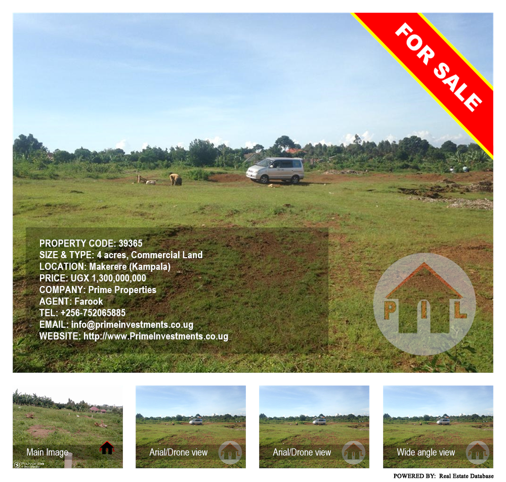 Commercial Land  for sale in Makerere Kampala Uganda, code: 39365