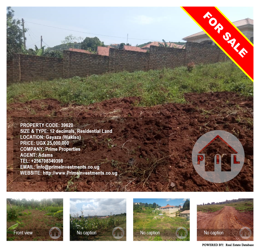 Residential Land  for sale in Gayaza Wakiso Uganda, code: 39620