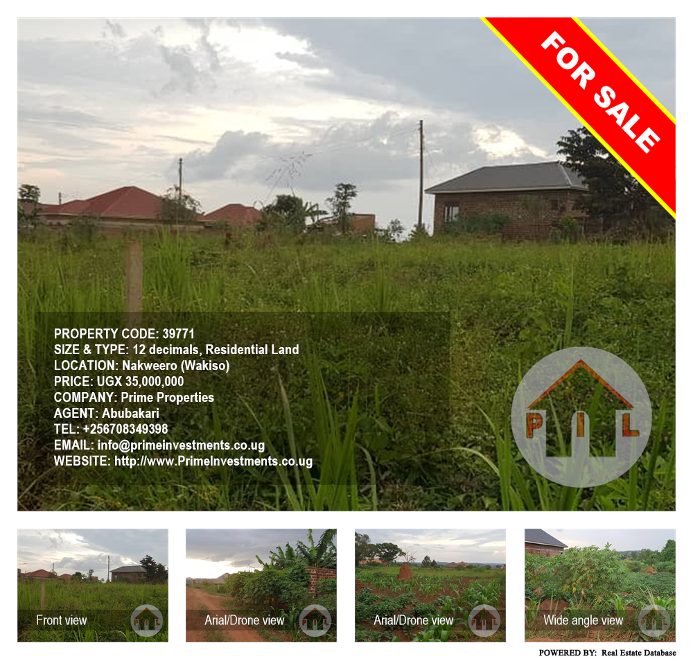 Residential Land  for sale in Nakweelo Wakiso Uganda, code: 39771