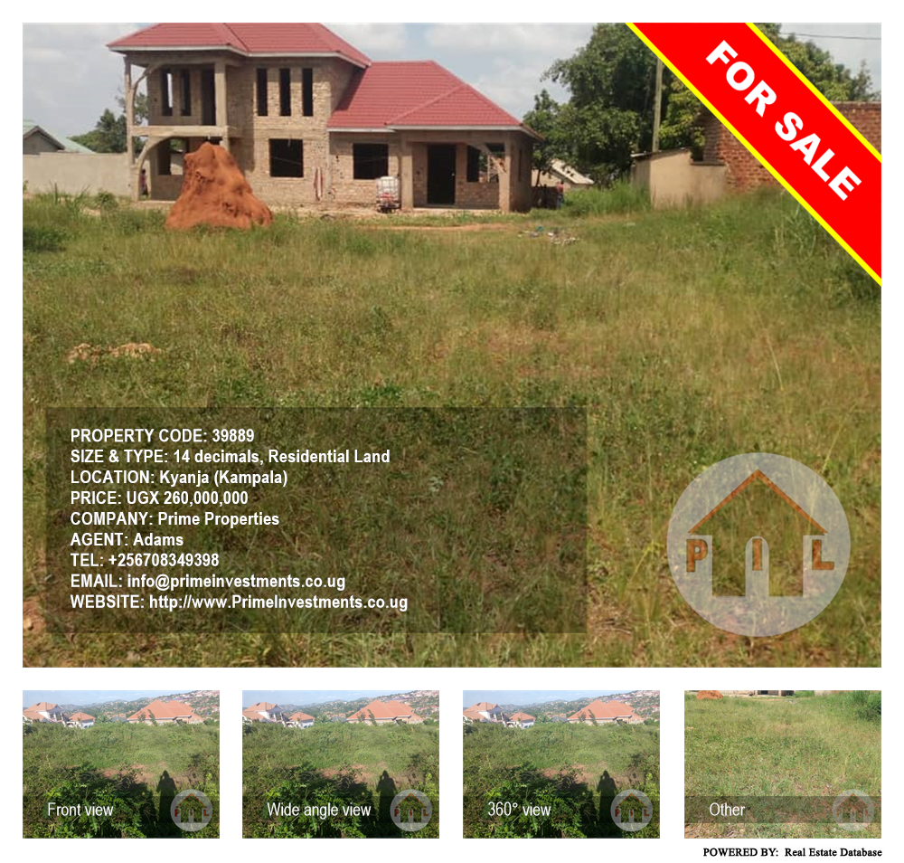 Residential Land  for sale in Kyanja Kampala Uganda, code: 39889