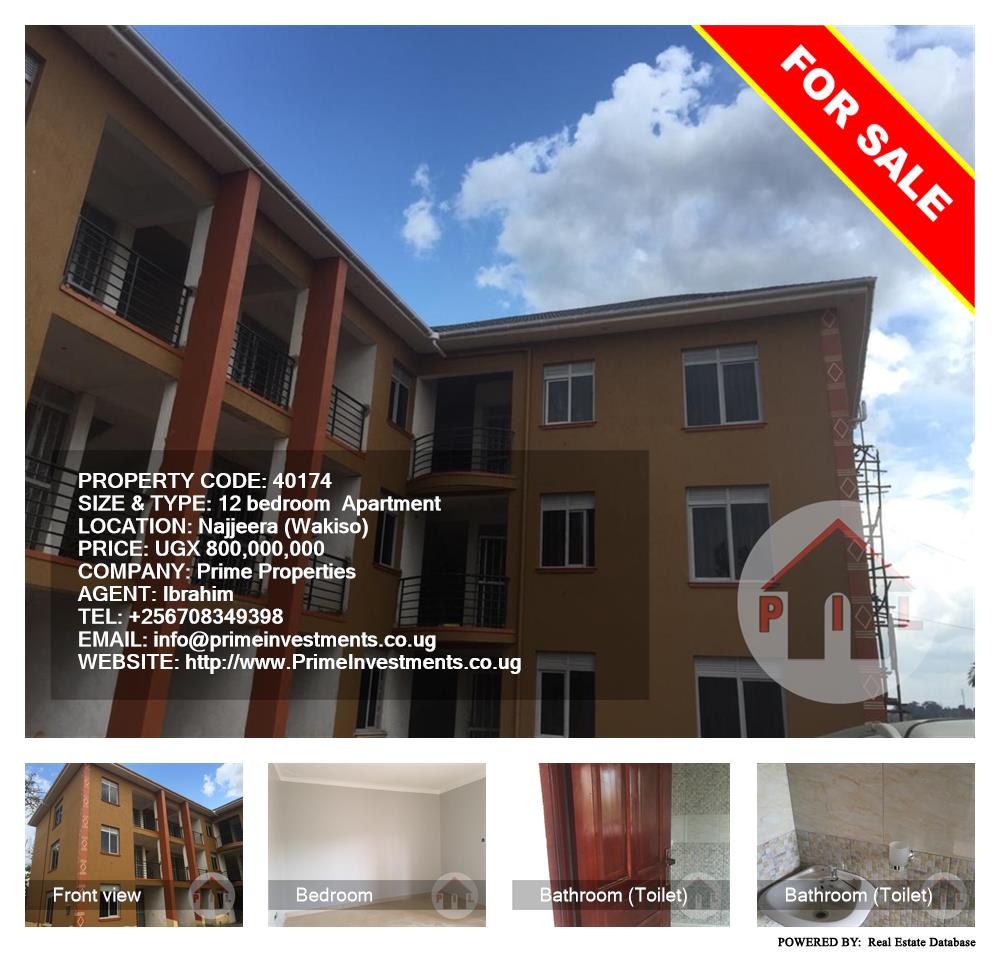 12 bedroom Apartment  for sale in Najjera Wakiso Uganda, code: 40174