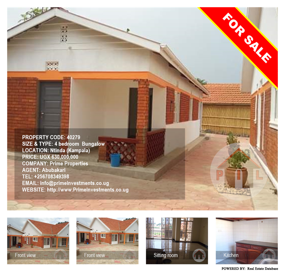 4 bedroom Bungalow  for sale in Ntinda Kampala Uganda, code: 40279