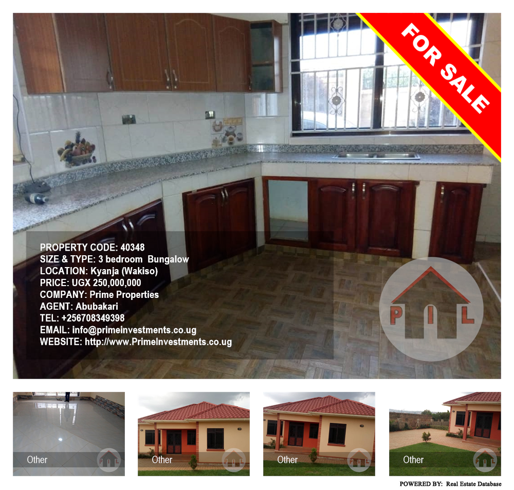 3 bedroom Bungalow  for sale in Kyanja Wakiso Uganda, code: 40348