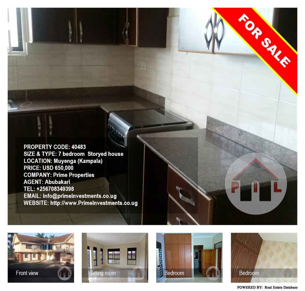 7 bedroom Storeyed house  for sale in Muyenga Kampala Uganda, code: 40483