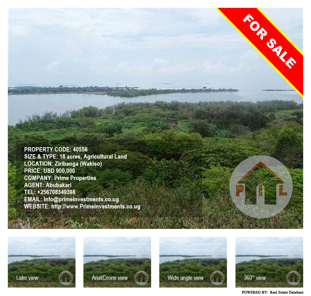 Agricultural Land  for sale in Ziribanga Wakiso Uganda, code: 40556