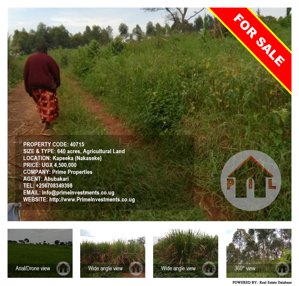 Agricultural Land  for sale in Kapeeka Nakaseke Uganda, code: 40715