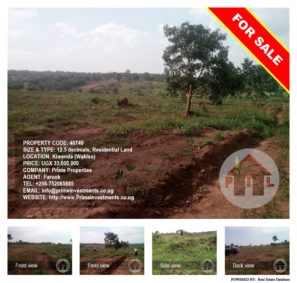 Residential Land  for sale in Kiwenda Wakiso Uganda, code: 40749