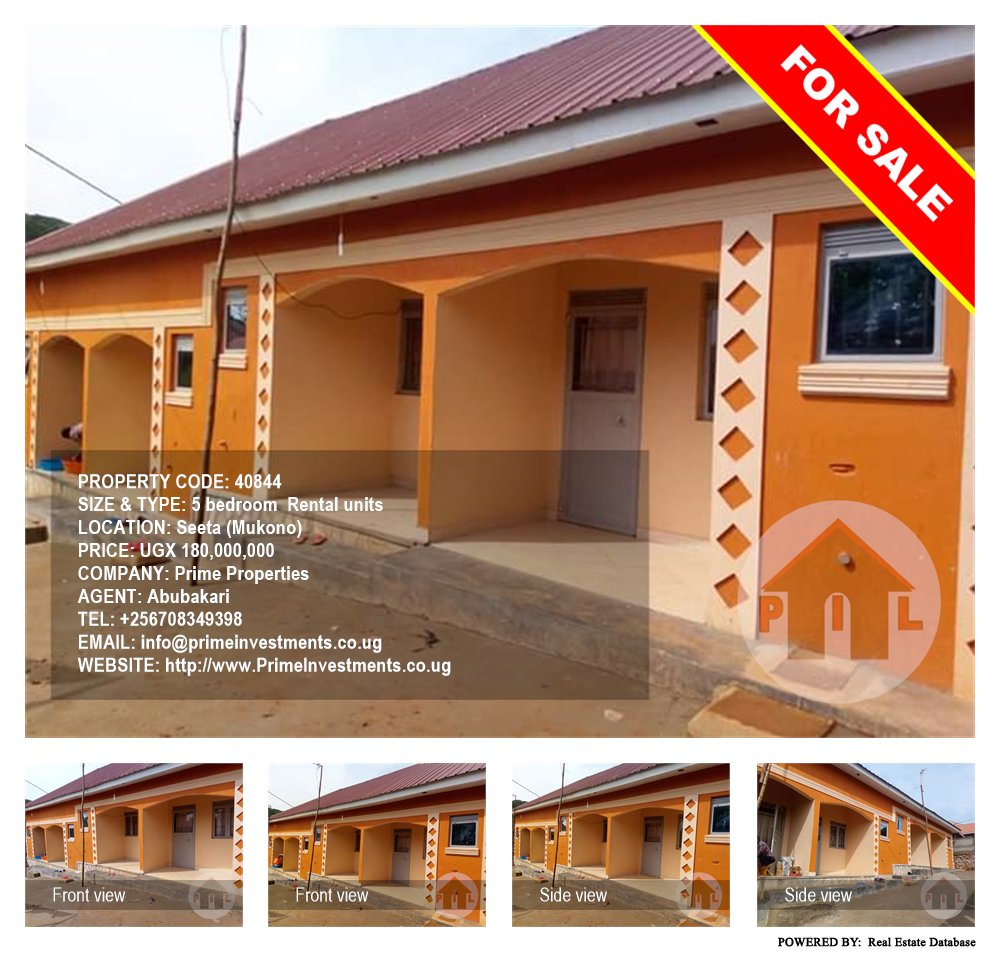 5 bedroom Rental units  for sale in Seeta Mukono Uganda, code: 40844